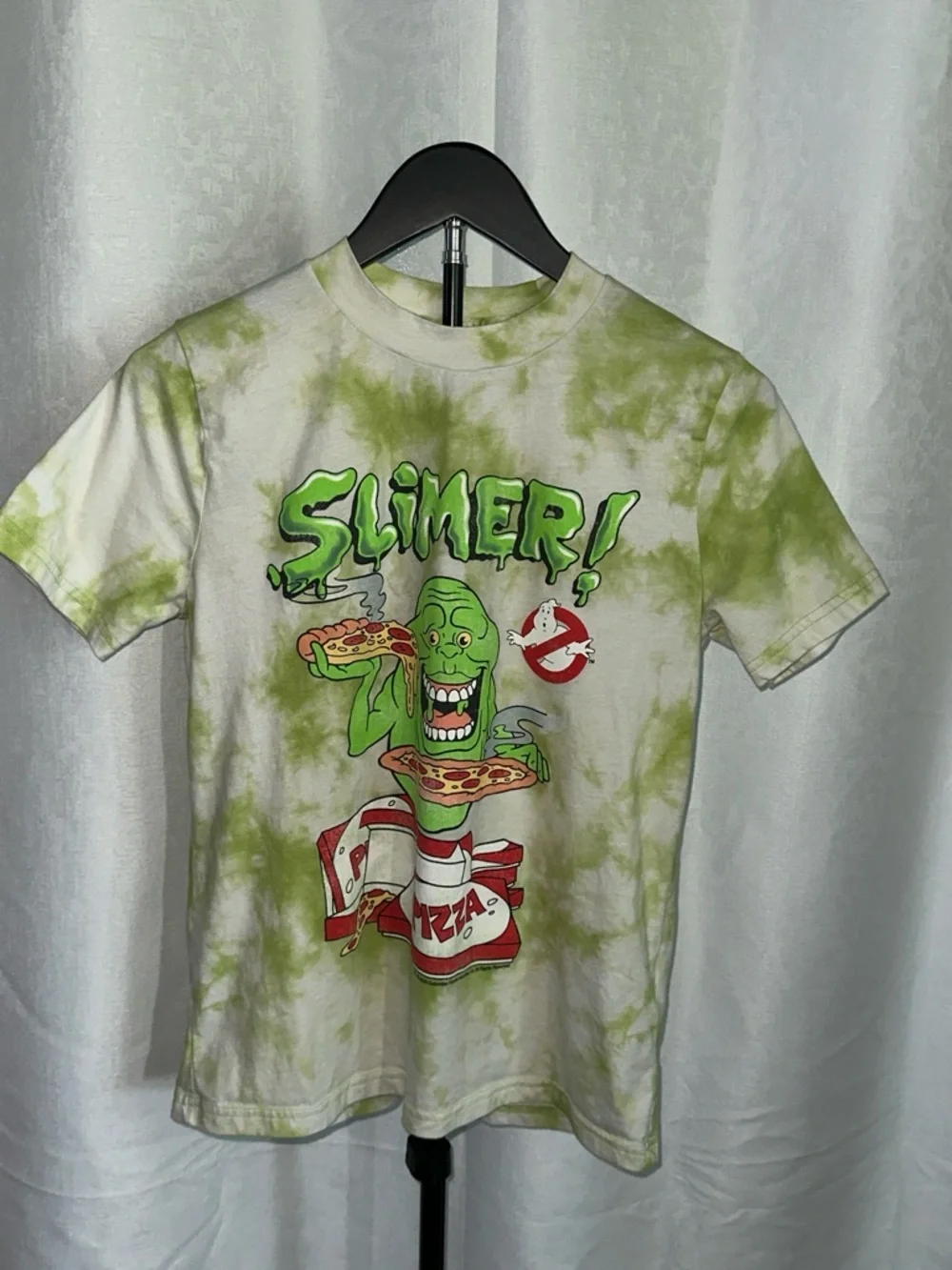 abercrombie kids x Ghostbusters Tie-Dye 'Slimer' Graphic Tee, Sz 13/14